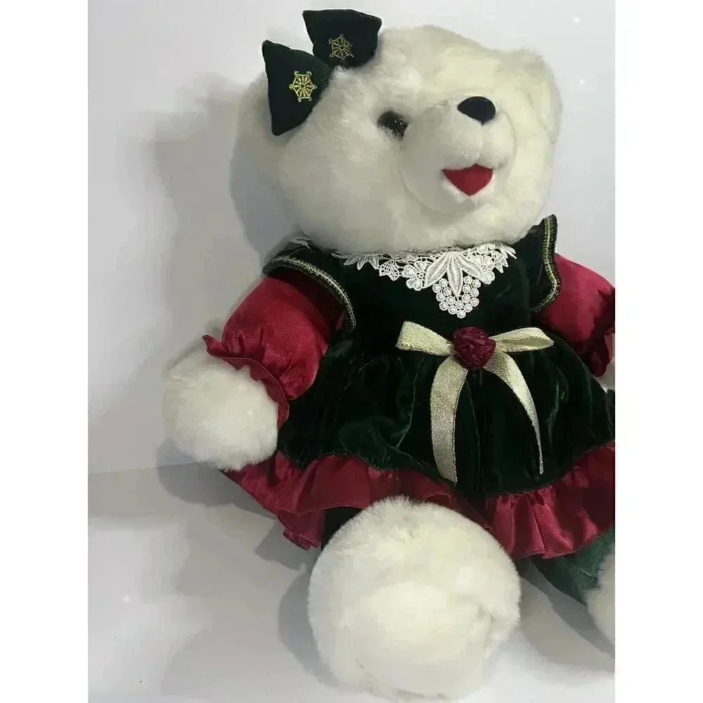 Vintage Snowflake Teddy 1998 Plush 23